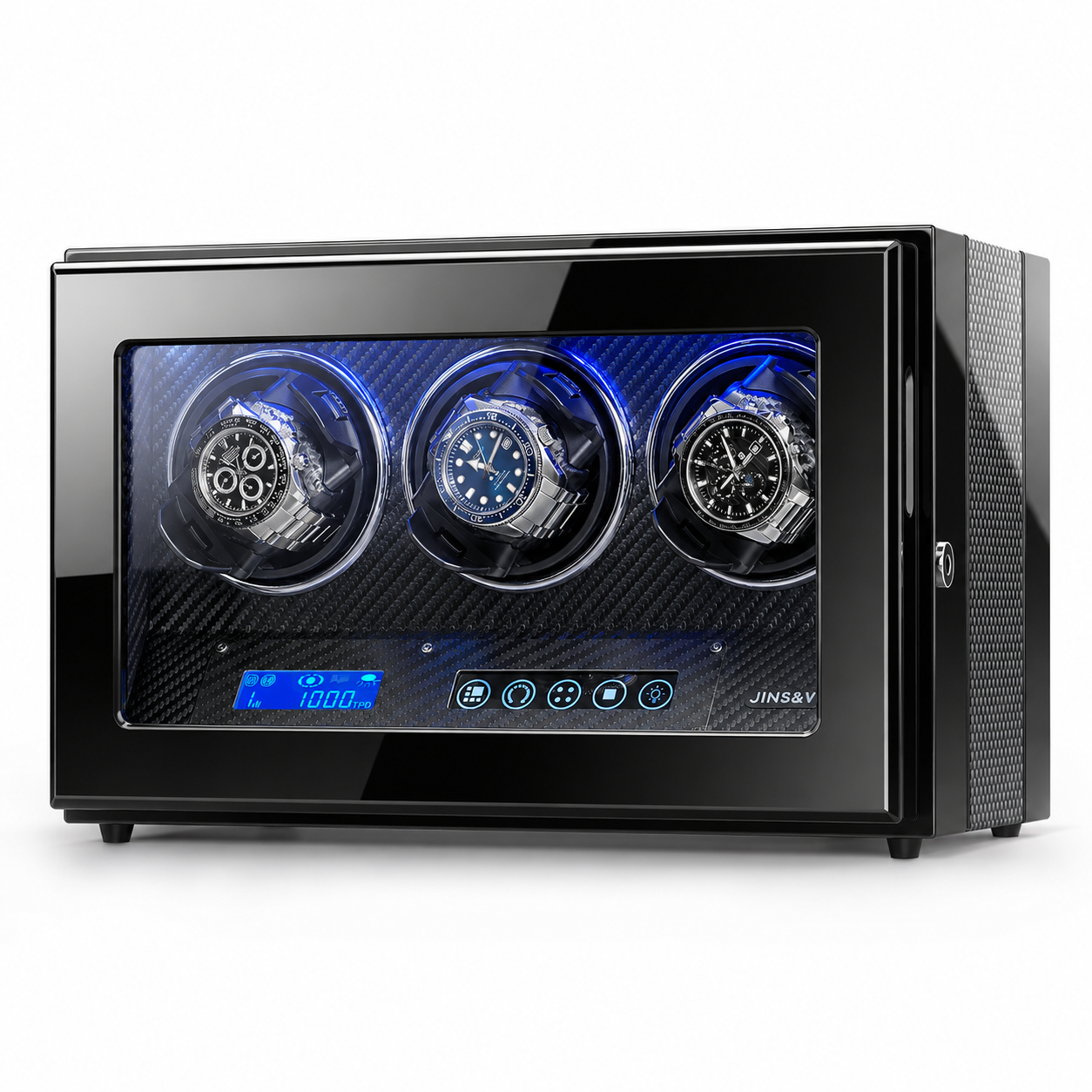 Multiple Watch Winders 8+6 with Storage, JINS&VICO, Safety Watch
