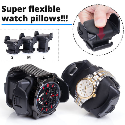 Retractable Watch Pillows Set Black 2 Pack