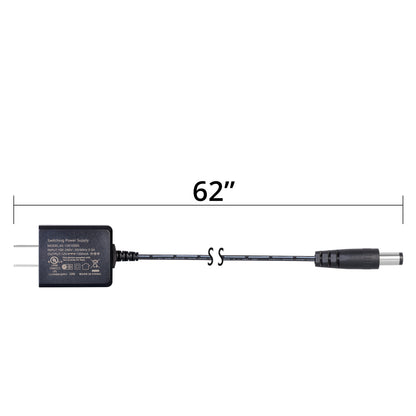 Power Adaptor for Watch Winder 12V 2A Cable Length 5 Feet