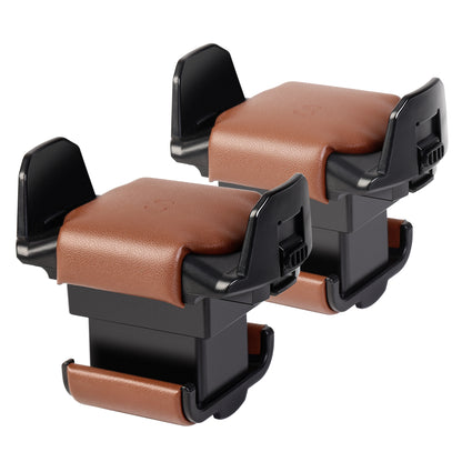 Retractable Watch Pillows Set Espresso 2 Pack