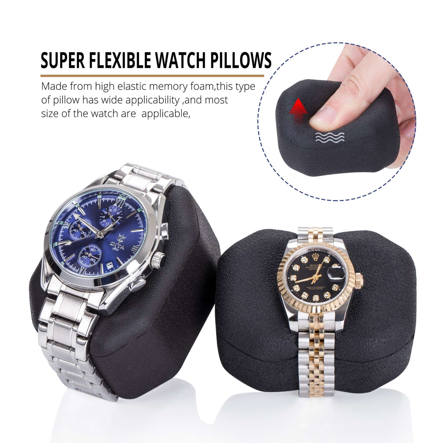 Foam Watch Pillows, Cushions, Holders for Watch Winder Watch Box